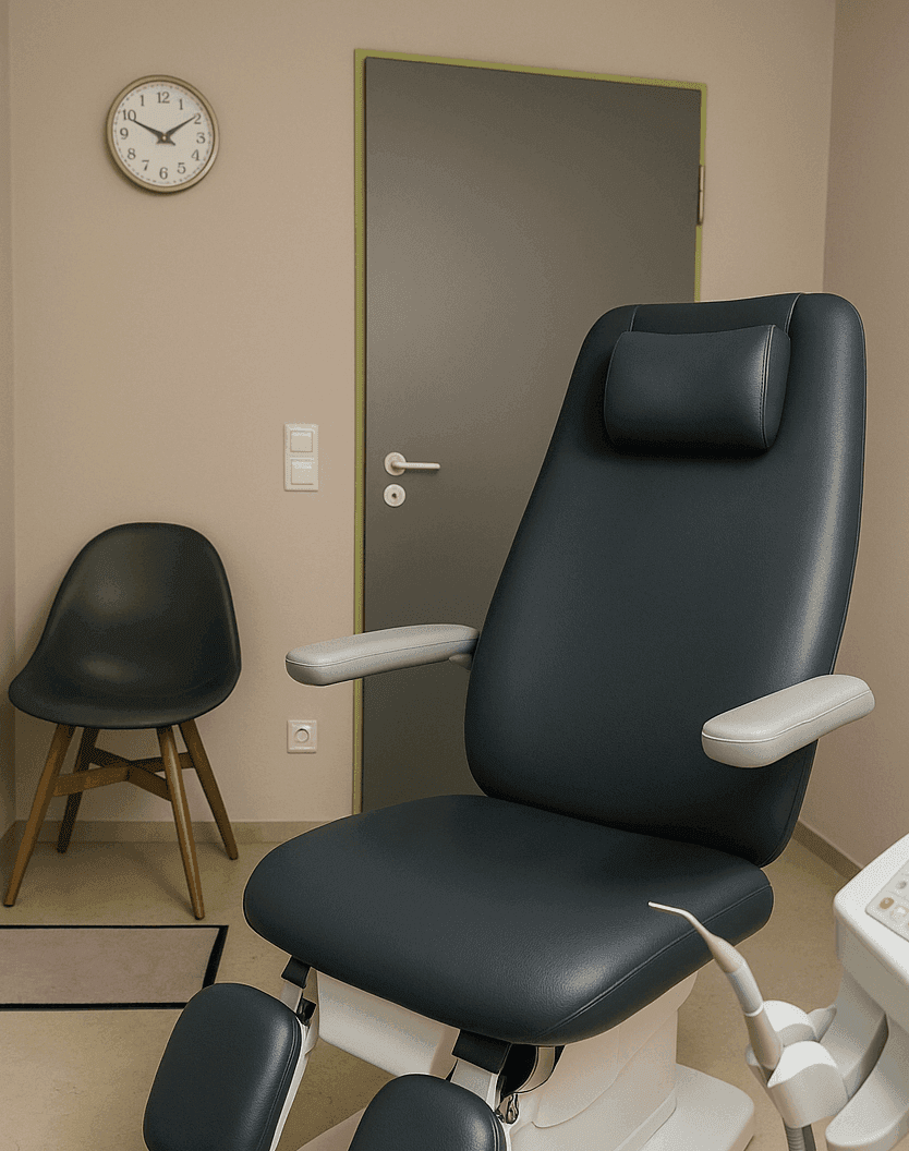 Behandlungszimmer der Podologie Praxis