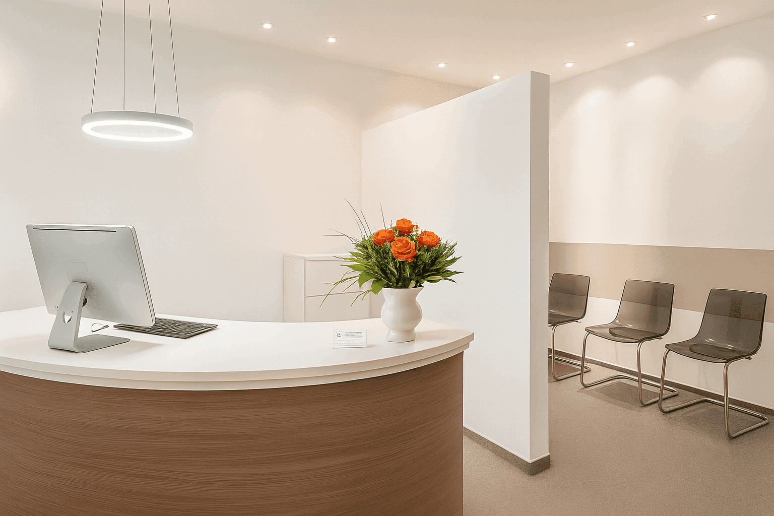 Rezeption der Podologie Praxis Hamburg Niendorf